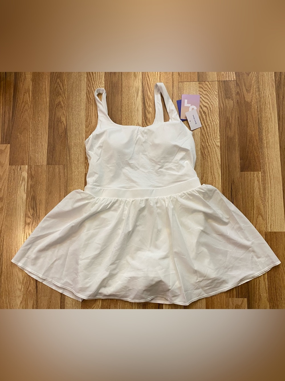 Athletic Skirt-Shorts Combo Size Medium White NWT